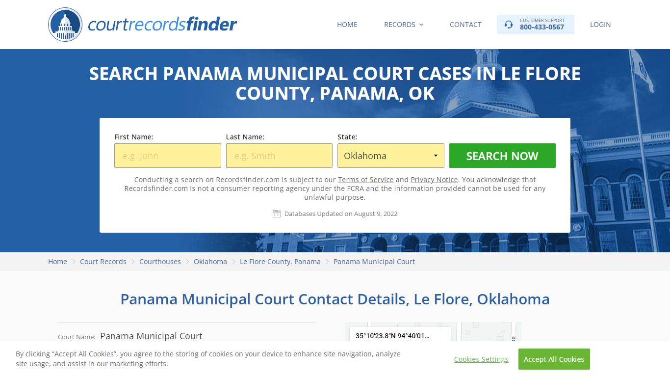 Panama Municipal Court Case Search - Le Flore County, OK ...